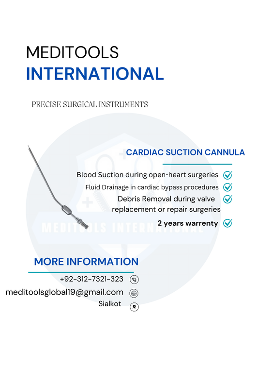 Cardiac Suction Cannula: Essential Tool for Blood and Fluid Management in Heart Surgery