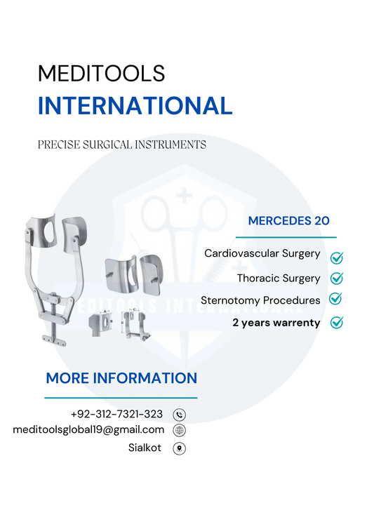 Mercedes 20 Retractor: Essential Tool for Cardiothoracic Surgery